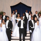 Debutantes and their escorts at a cotillion
Gisele Bonds/Positive Images